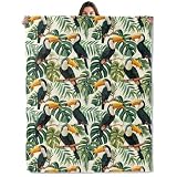 Buttigiy Toucan Pattern Throw