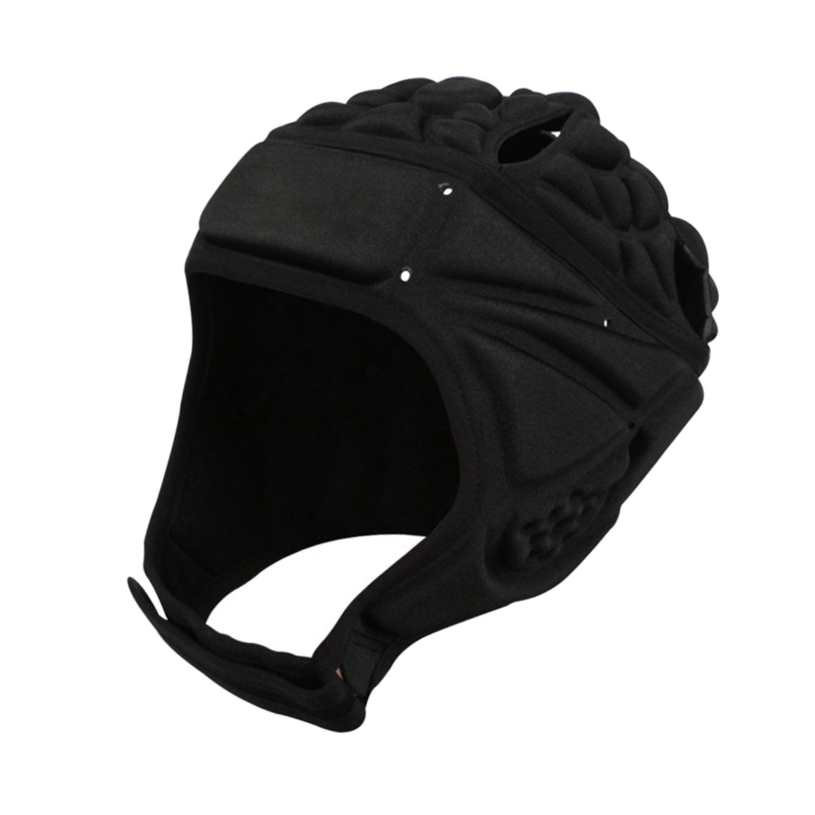RNXRZANK Rugby Headgear for Adults and Football Hat Protector, Black
