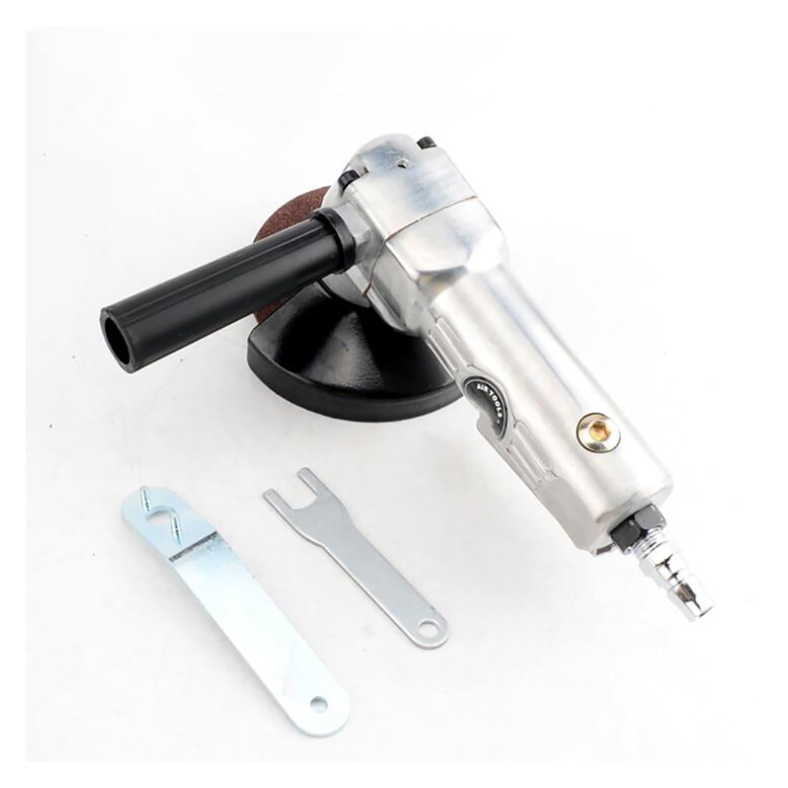 JVDDI 4" Pneumatic Air Angle Sander Angle Grinder Polishing Machine, 5-10mm Air Inlet, 6csfm, 0.8 Mpa, 10000 RPM Polishing Sander