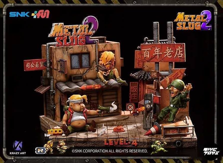 メタルスラッグ 2 Krazy Art チャイナタウン スタチュー フィギュア Amazon.co.jp: KrazyArt x SNK メタルスラッグ2 China town
