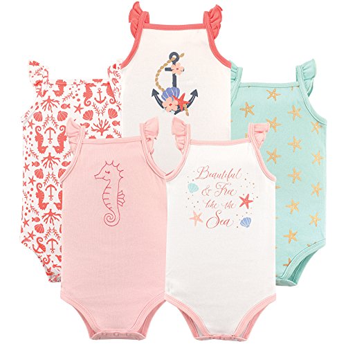 Image of Hudson Baby Unisex Baby Cotton Sleeveless Bodysuits