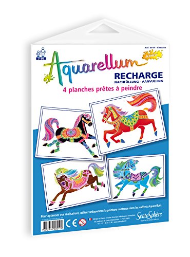 Preisvergleich Produktbild Sentosphère 691r Junior Aquarellum Nachfüllpackung Pferde