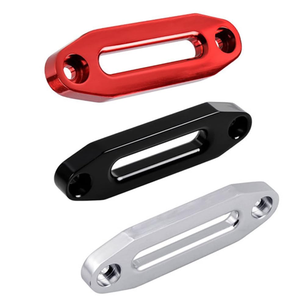 Guide-Câble Hawse En Aluminium Rouge 124 Mm - Accessoire Treuil Synthétique Robuste Et Facile à Monter