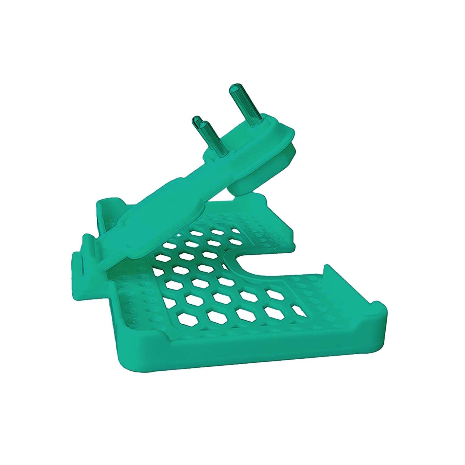 Monarch bizcom impex Foldable Wall Mount Mobile Holder Stand with Built-in LED Light 3-Pin Plug – Compact Charging Station for Smartphones Green Space Saving Design for Easy Charging.-image-7