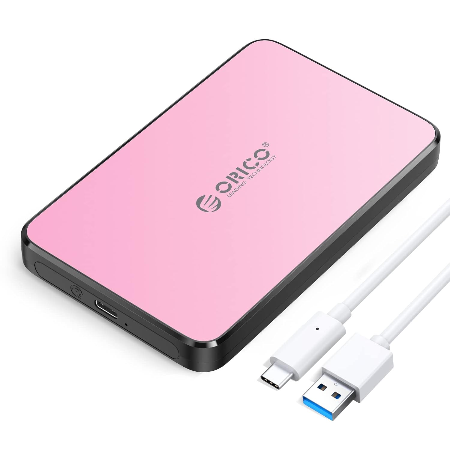 ORICO 2.5 Inch Hard Drive Enclosure USB C, 6Gbps USB 3.1 Gen 1 External