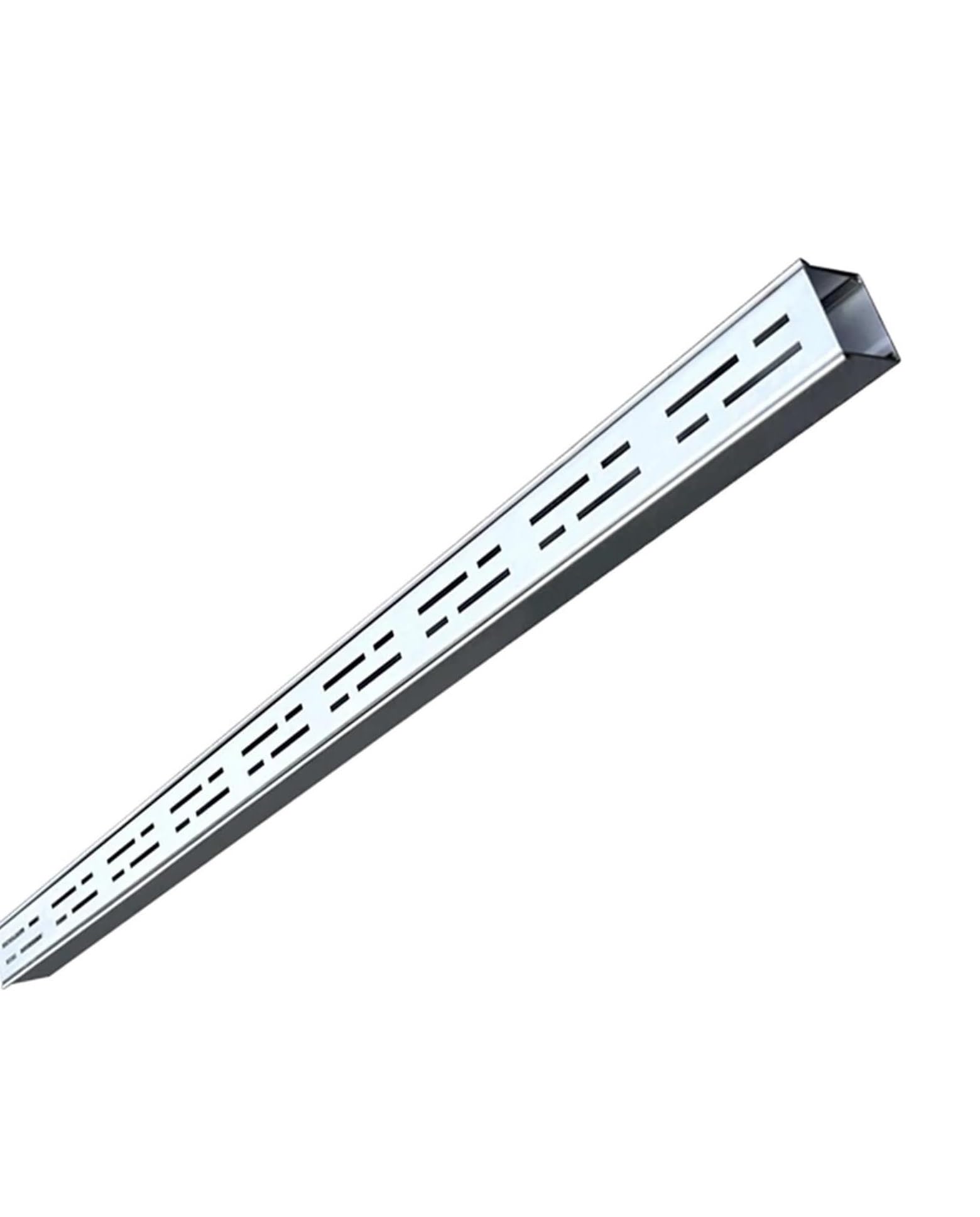 1m Stainless Steel Narrow Drain Cover - Removable Grate for Efficient Water Drainage System(100cmx7cmx5cm)