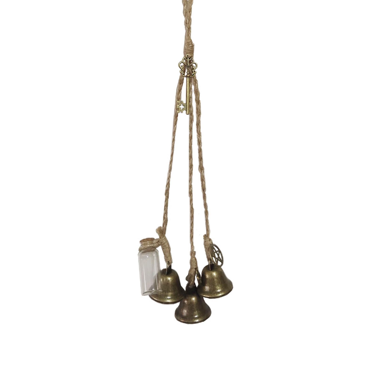 Witch Iron Wind Chimes Yard Wind Bells Garden Decor Pendants Bells Easy to, Garden Ornaments Witch Chimes Outdoor
