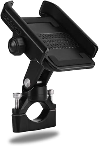 Keenso Soporte de soporte para teléfono celular para motocicleta, bicicleta, soporte universal ajustable para teléfono celular de 4 a 6 pulgadas,