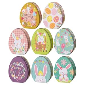 Wuyooprt Oster-Metalldosen Set 8 Stück