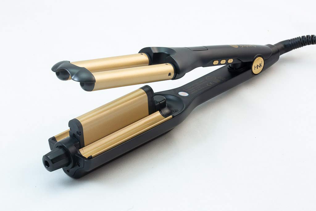 HNK SWIRIL Hair Waver (Black/Copper) Hair curler for Super Curl Ceramic Plate