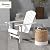 Outsunny Wooden Adirondack Chair, Outdoor Patio Lawn Chair with Cup Holder, Weather Resistant Lawn Furniture, Classic Lounge for Deck, Garden, Backyard, Fire Pit, White