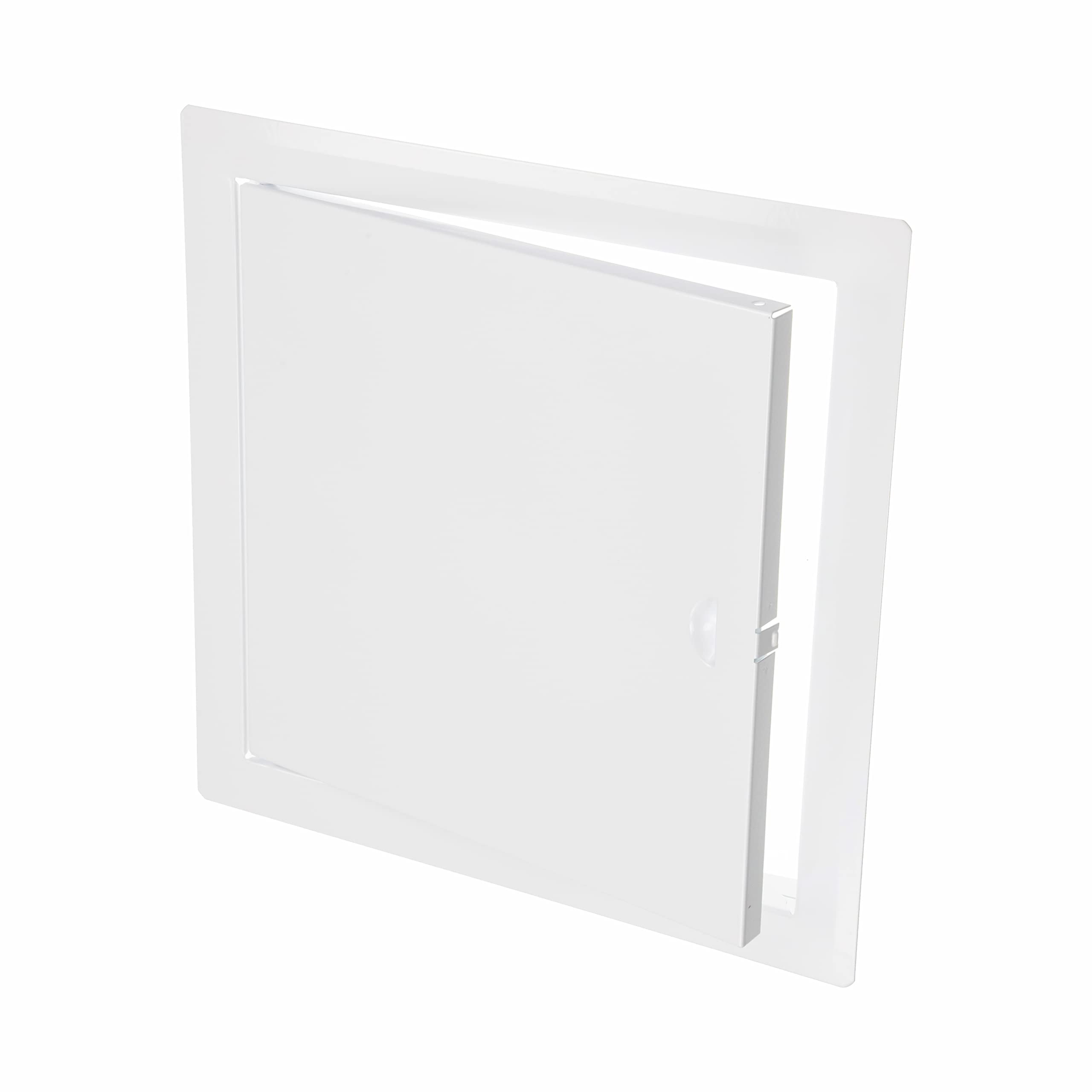 Ecopro Vent 8" x 8" White Metal Access Panel for Drywall - Service Shaft Door Panel for Plumbing, Electricity, Heating, Alarm Wall Access Hole Cover