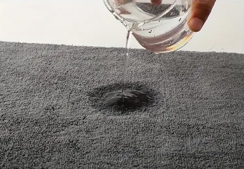Image of 340 GSM Microfiber Cloth for Car - Edgless & Dual Sided Microfiber Cleaning Cloth - Lint & Streak Free Car Cloth - Multipurpose Car Wash Cloth for Interior & Exterior - 4pc, 40x40 cm- Grey