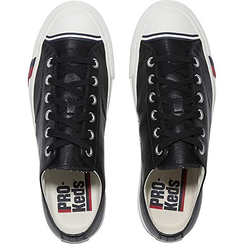Image of Pro-Keds Royal Lo Lace Up Black Leather Shoes Sneaker
