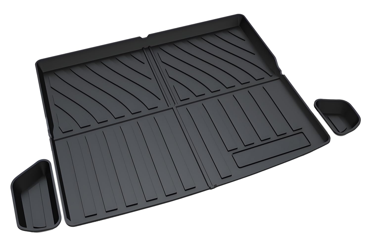 Cherokee Cargo Liners - All-Weather Protection Rear Cargo Trunk Tray Floor Mats Compatible with 2019 2020 2021 2022 2023 2024 Jeep Cherokee, 3D Modeling Waterproof Durable TPO Accessories Custom-Fit