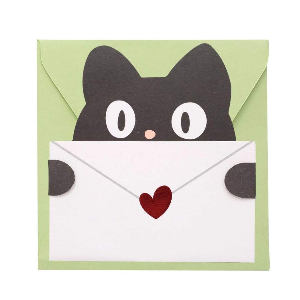 Amazon | YFFSFDC 動物 メッセージカード 9種セット アニマル 感謝