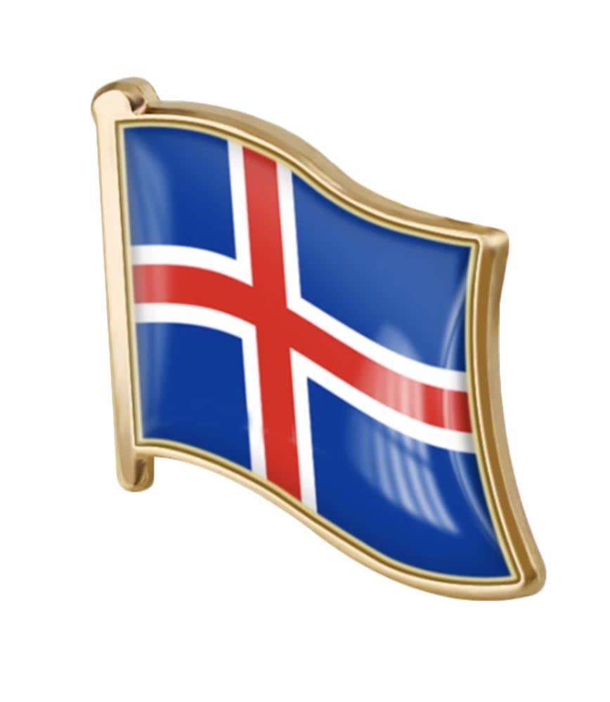 vmcoatdu Country Flag Pin Badge International Travel Brooch Metal Alloy Souvenir Pin for Hat Clothes Backpack