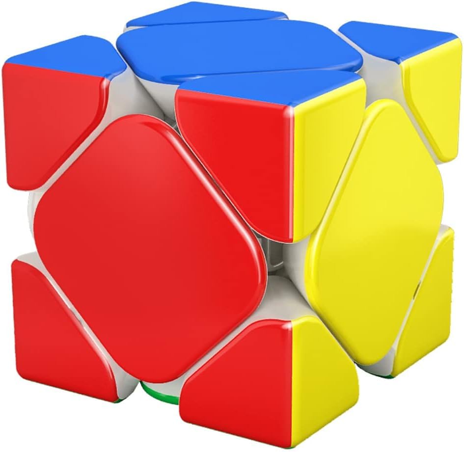 Image of HAWKISTER Kid Moyu Rs Magnetic Skewb 2022 Stickerless Magic Speed Cube Puzzle Toy (Magnetic Version)