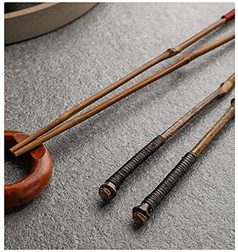 Baguettes en Bambou de Style Japonais avec personnalité créative Naturelle, Vaisselle Asiatique, 5 Paires(Color:Zizhu)