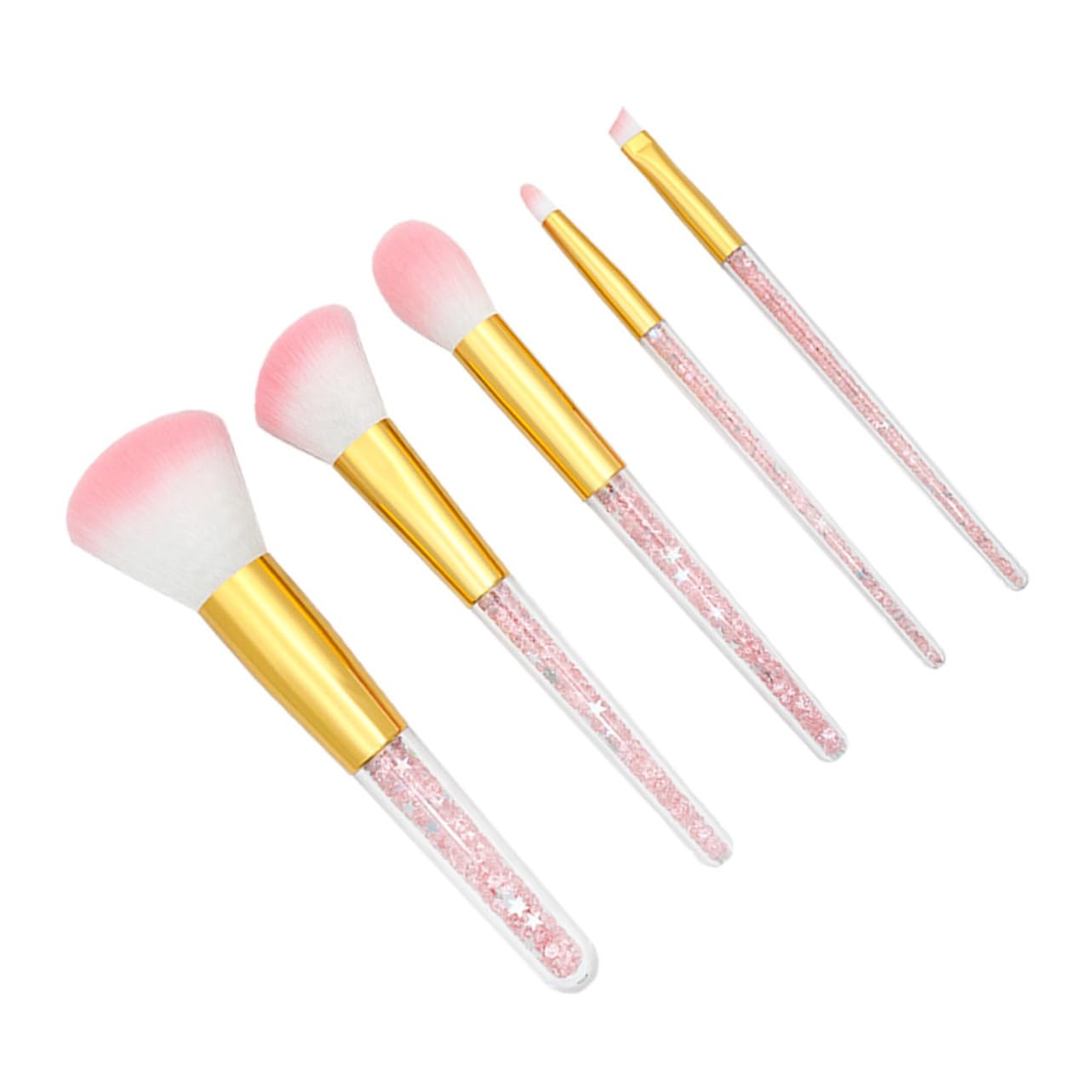 MAGICLULU Set Da 15 Pezzi pennello da trucco per donna kit pennelli make up professionali polvere pennelli per cipria pennello per fondotinta pennello per cosmetici pennello per cipria viso