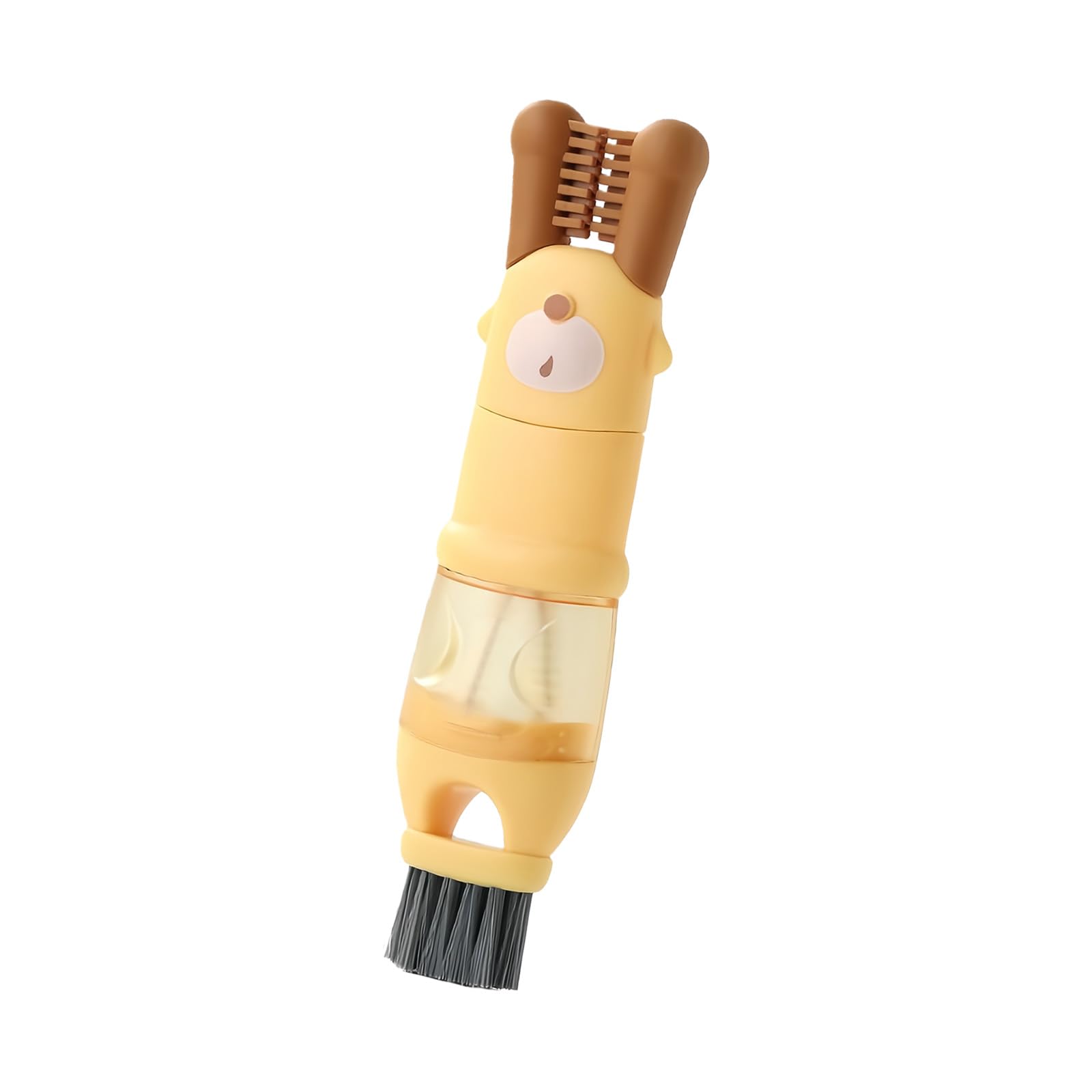 Nucelit Space Saving Scrubber for Cups Bottles Hard to Reach Areas with Soft Bristles Handle Ergonomic Handle Scrubber