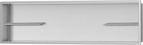 PULSE ShowerSpas NI-12482-SSB Niche Rectangular Stainless-Steel Shower Shelf, Sp