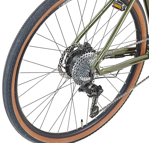 Prophete Graveler 1.0 Gravel E-Bike Diamant 28 Zoll - 360 Wh - Integrierter Akku - Heckmotor AEG - 10-Gang Kettenschaltung - HDY. Scheibenbremse - Rahemnhöhe 53 cm – Bild 6