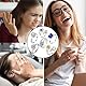 Yeefunjoy 6Pcs Silber Fidget Angst Ringe Set, Zappelringe Anxiety Ring, Offener Ringe Fidget Spinner Silber Ringe, Stressringe, Band Ring für Damen Herren Verstellbare Stapelbare für Stress Abbauen