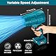 Akku Laubbläser für Makita 18V Akku, 140000RPM/Min Tragbarer Elektrischer Gebläse mit Düse und Verlängerungsrohr, 800W Leistungsstarker Jet Dry Turbo Fan Industrieventilator (Keine Batterie)