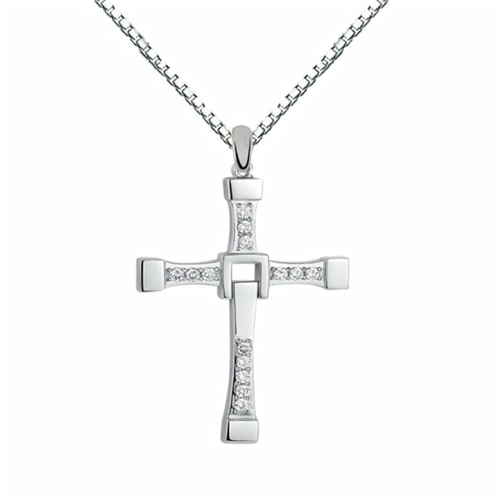 Tencent Dominic Toretto's Cross Pendant Necklace Titanium