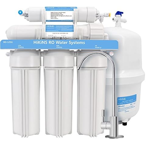 HiKiNS Reverse Osmosis Drinking Water Filter System for Home Domestic, Efficient Removal of up to 99% of Contaminants, 5-Stage Reverse Osmosis Under Sink Drinking Water Filter System (125GPD) Cover