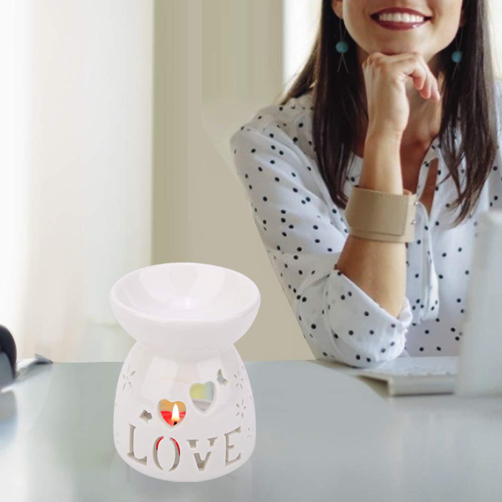 Bruciatori Ad Olio In Ceramica Aromaterapia Olio Essenziale Portacandele Lampada Per Fragranze Notturne