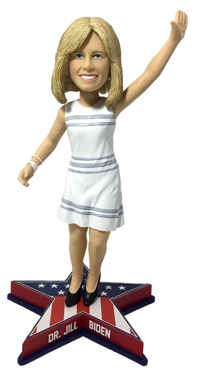 National Bobblehead Hall of Fame and Museum Dr. Jill Biden Presidential Star Base Bobblehead Figurine