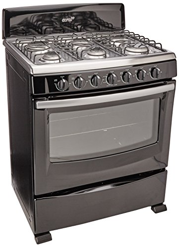 Opiniones de Estufa 30 los más solicitados. 43 Acros Af-5333B Estufa de 30 ', Encendido de Cerillo, Cubierta de Acero Inoxidable, Negro