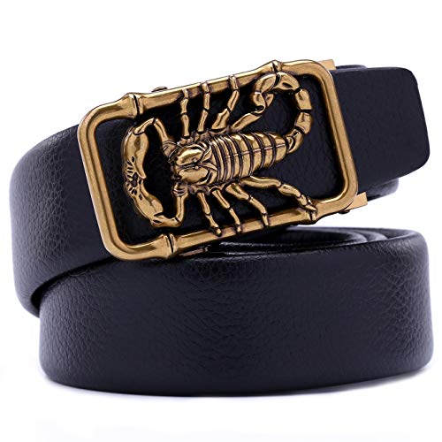 Naxxramas Hombres Cinturón Emperador escorpión Hebilla Clásico Moda Cinturón Cover