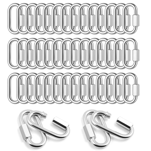 Yuanan 50 PCS Quick Link Chain Connector Clips