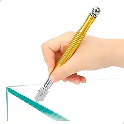 Cortador de Vidros 23cm Roda em Metal Puro Faixa de Corte 5-12mm Profissional Ergonomico