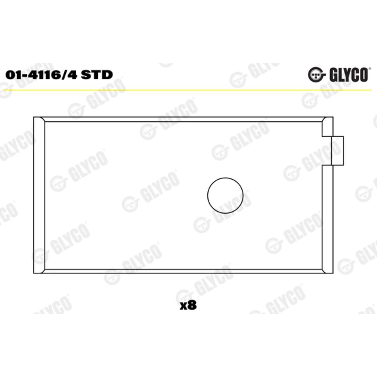 Glyco Bronzina Di Biella 01-4116/4 STD