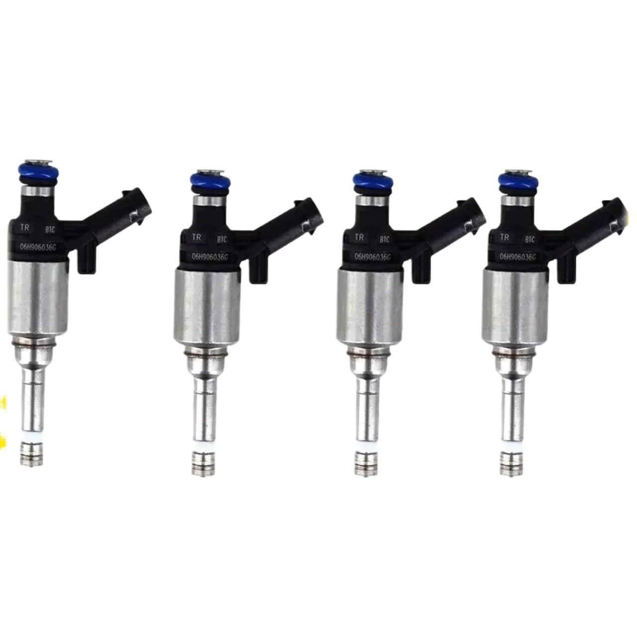 Fuel Injector Nozzle Auto Parts Injectors Compatible for Vw GTI Tiguan Audi A3 A4 A5 Q5 Tt 2.0Tsi 06H 906 036G 036 G Accessories 06H906036G 4Pcs