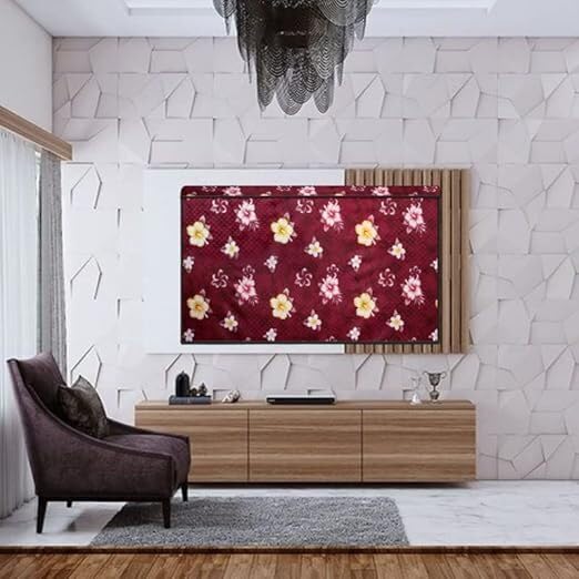 Image of Premium 43 Inch Smart LED TV Cover - Waterproof & Dustproof, PVC Protective TV Cover