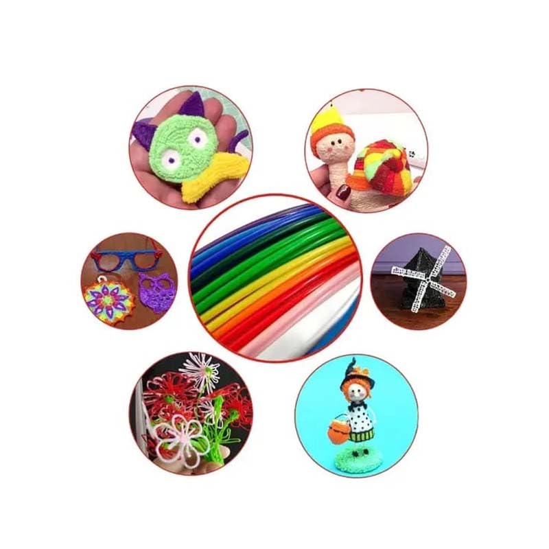 Abhinandan Decors 3D Pen & Printers PLA Multicolours Printing Filament (1.75mm Thick) 5 Meter Each (Set of 5) (20) (B0CW9HKL4M) Amazon Price History, Amazon Price Tracker