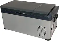 Geladeira Portátil Universal MAXFREEZE 20 Litros Quadrivolt 12V 24V 110V/220V Caminhão Ônibus Van Carro Trailer Motor Home para Trilha Camping Viagens