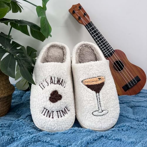 Image of Highland Cow Slippers for Women Plush Scottish Highland Cow Animal Slippers Warm Non Slip Home Indoor Slippers