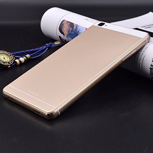 New 2016 6.0" Inch Unlocked Upgraded Android 5.1 2G / 3G Network At&T T-Mobile, Simple Mobile, Ultra, Lyca, Cell Phone Smartphone Straight Talk Gsm Gps 5Mp Camera (Gold) #TOP3
