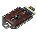 Sparkle Tmax Multi-Functional Metal Wallet Leather Tactical Wallet Multitool Wallet RFID Blocking Card Case Outdoor Wallet (Brown)