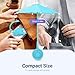 Magnetic Phone Umbrella for Sun,Outdoor Phone Sun Shade Shield with Flexible Angle Design & Rotatable Phone Ring,Umbrella for iPhone 17 Air 16 15 14 13 Pro Max,Mag-Safe Case &All Phone Anti-Glare BLUE