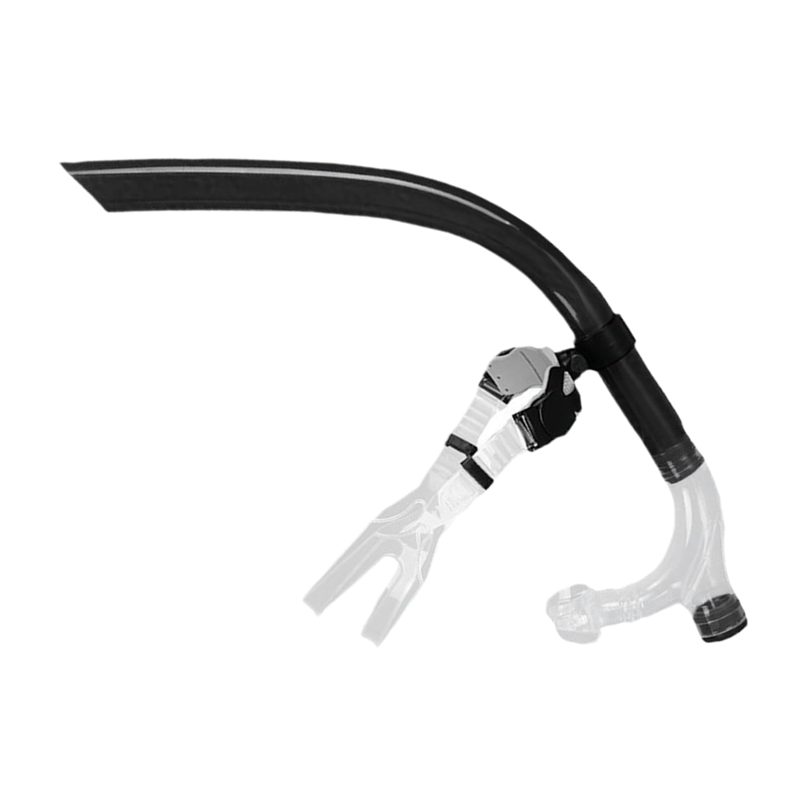 Tuba de natation hydrodynamique en silicone avec support frontal ergonomique - 8