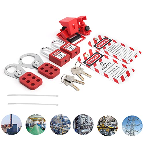 Lockout Tagout Kit, Electrical Safety Lockout Padlocks, Professional ...