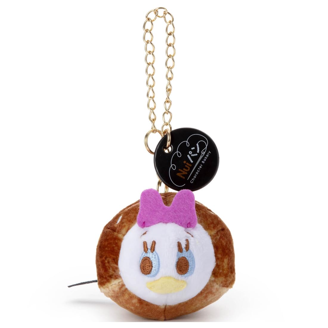 Disney Daisy Duck Nuipan Plush Chain Strap Mascot 5.9in Takara Tomy