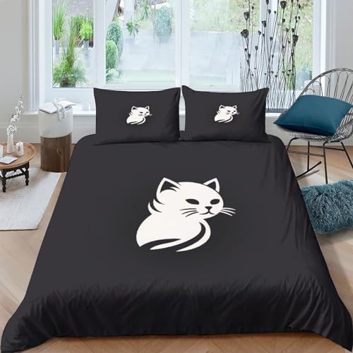 Linge de lit chat 3D pour transformer l'ambiance de la chambre